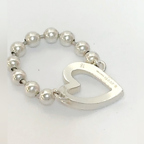 Gucci Silver Heart Ring - Picture 8 of 10